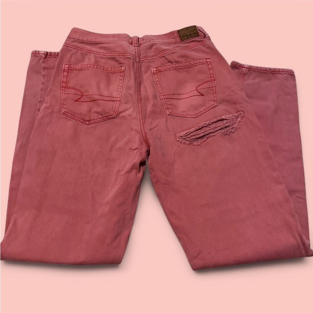 american eagle x-long mom jean